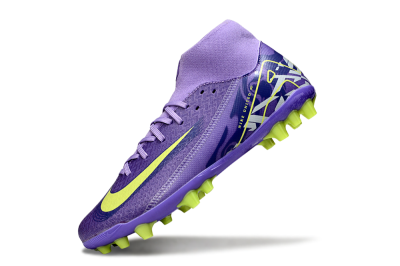 Nike Air Zoom Mercurial Superfly 10 Academy AG Football Boots - Purple/Yellow/White