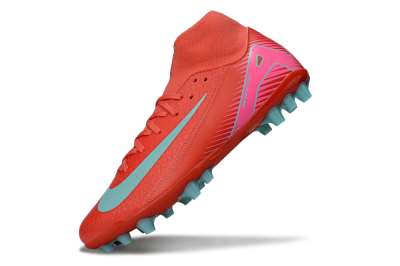 Nike Air Zoom Mercurial Superfly 10 Academy AG Football Boots - Red/Jade/Pink