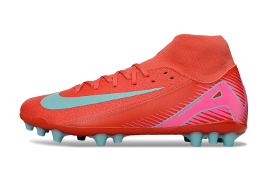 Nike Air Zoom Mercurial Superfly 10 Academy AG Football Boots - Red/Jade/Pink