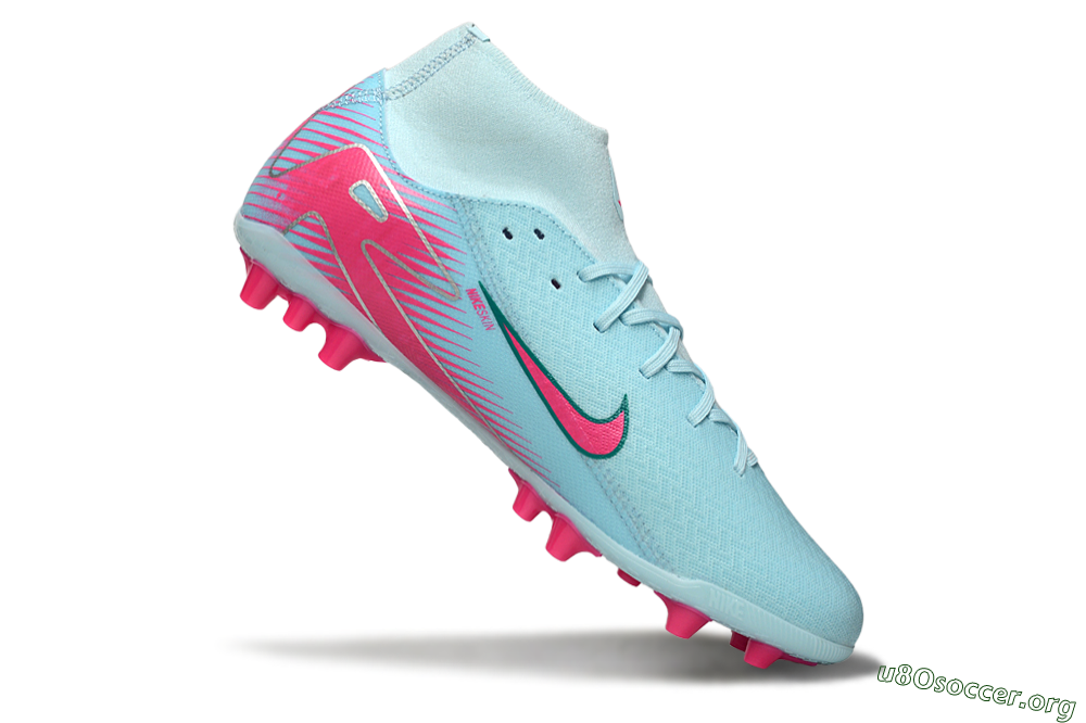 Nike Air Zoom Mercurial Superfly 10 Academy AG Football Boots - Jade/Pink/Silver 4