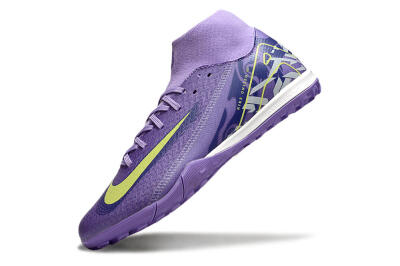 Nike Air Zoom Mercurial Superfly 10 Academy TF Football Shoes - Purple/Yellow/White