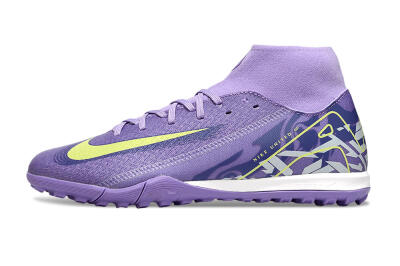 Nike Air Zoom Mercurial Superfly 10 Academy TF Football Shoes - Purple/Yellow/White