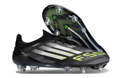 Adidas F50 Elite SG Football Boots - Black/Silver/Yellow