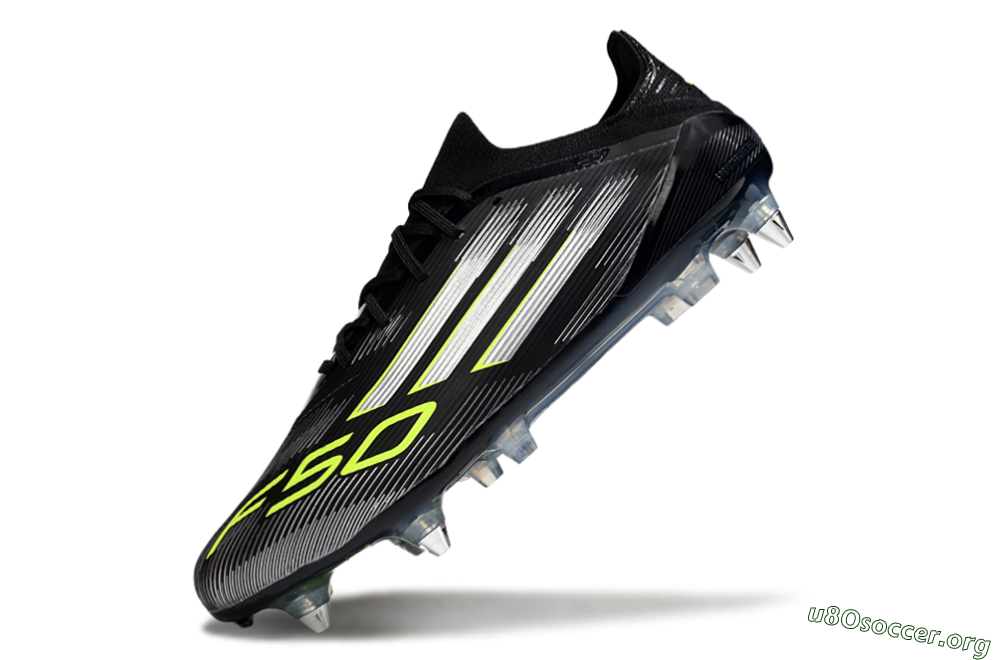 Adidas F50 Elite SG Football Boots - Black/Silver/Yellow 5