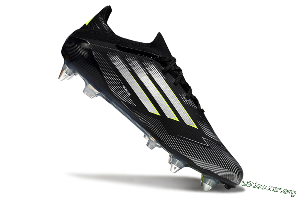 Adidas F50 Elite SG Football Boots - Black/Silver/Yellow 4