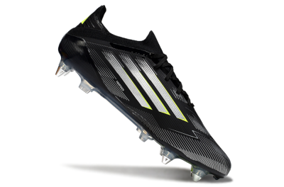 Adidas F50 Elite SG Football Boots - Black/Silver/Yellow