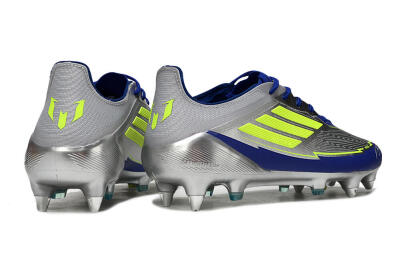 Adidas F50 Elite SG Football Boots - Silver/Yellow/Blue