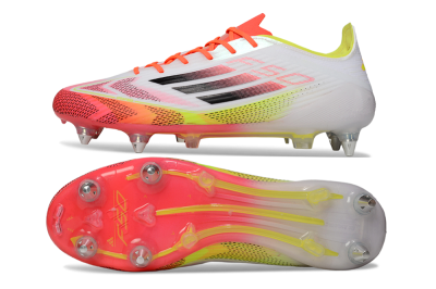 Adidas F50 Elite SG Football Boots - White/Red/Yellow