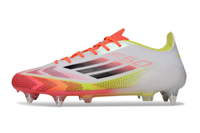 Adidas F50 Elite SG Football Boots - White/Red/Yellow