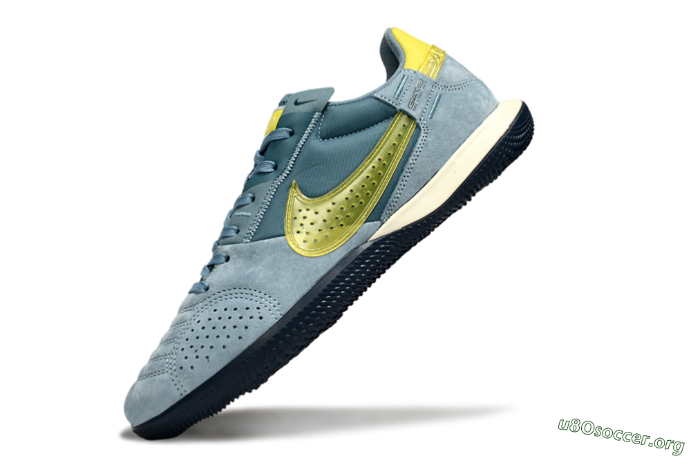 Nike Street Gato IC Football Shoes - Blue/Yellow 5