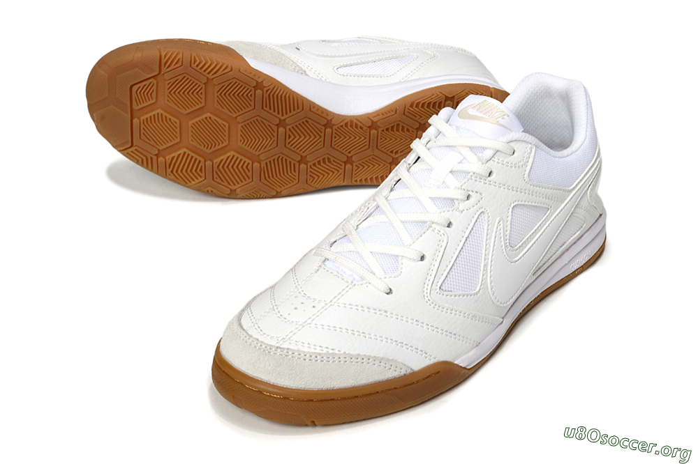 Nike Lunar Gato 2 IC Football Shoes - Beige/White 0
