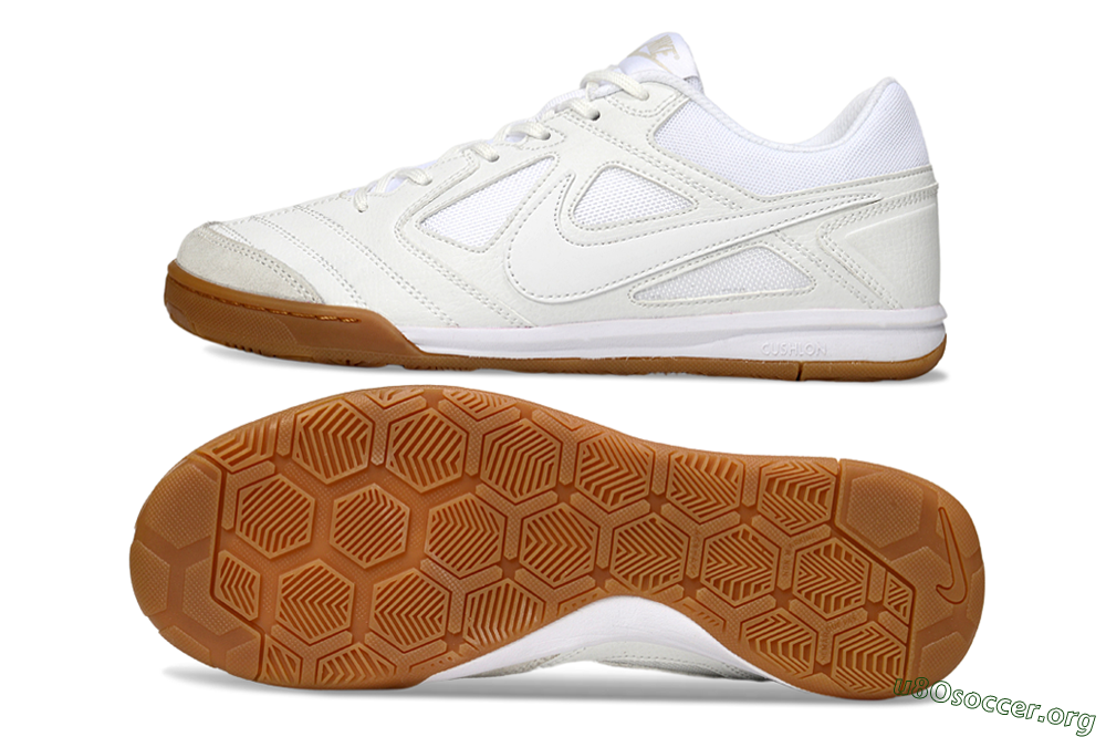 Nike Lunar Gato 2 IC Football Shoes - Beige/White 1