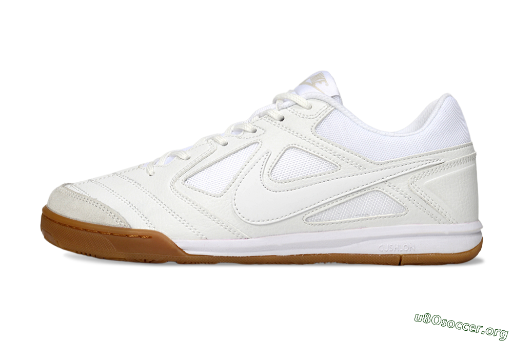 Nike Lunar Gato 2 IC Football Shoes - Beige/White 3