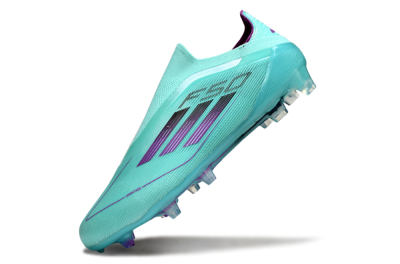 Adidas F50 Elite Laceless FG Football Boots - Jade/Purple/Black