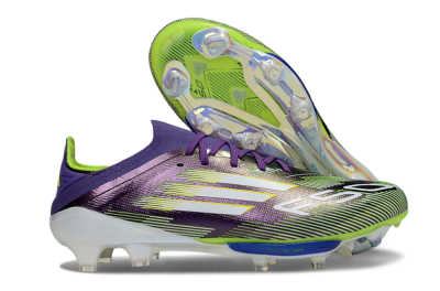 Adidas F50+ Elite Lightstrike Pro FG Football Boots - Purple/White/Yellow