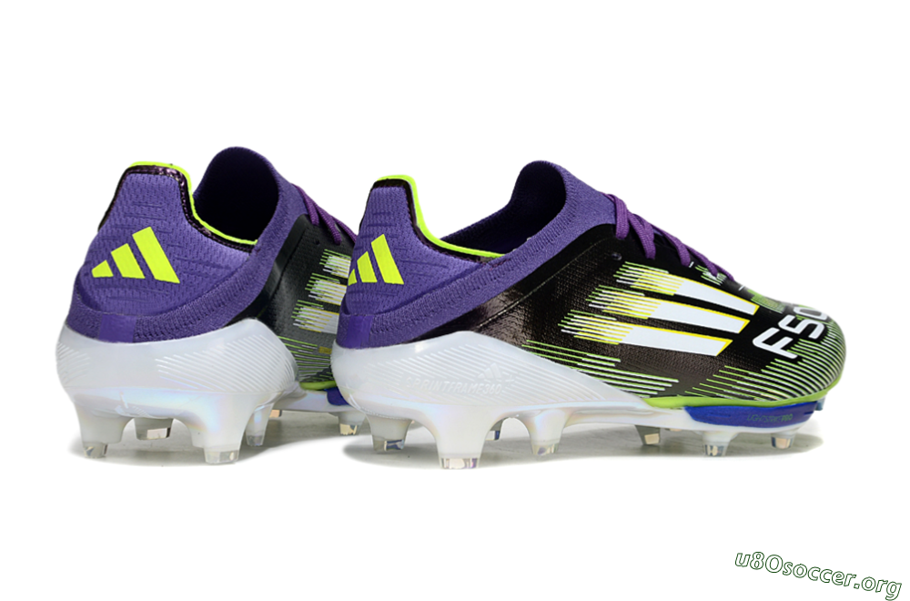 Adidas F50+ Elite Lightstrike Pro FG Football Boots - Purple/White/Yellow 6
