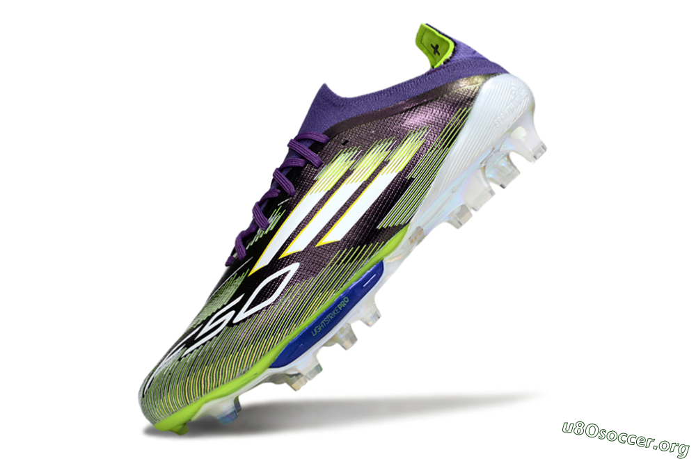 Adidas F50+ Elite Lightstrike Pro FG Football Boots - Purple/White/Yellow 5