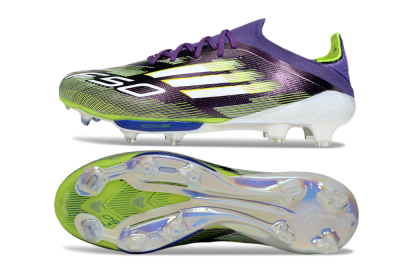 Adidas F50+ Elite Lightstrike Pro FG Football Boots - Purple/White/Yellow