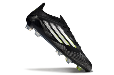Adidas F50 Elite FG Football Boots - Black/Silver/Yellow