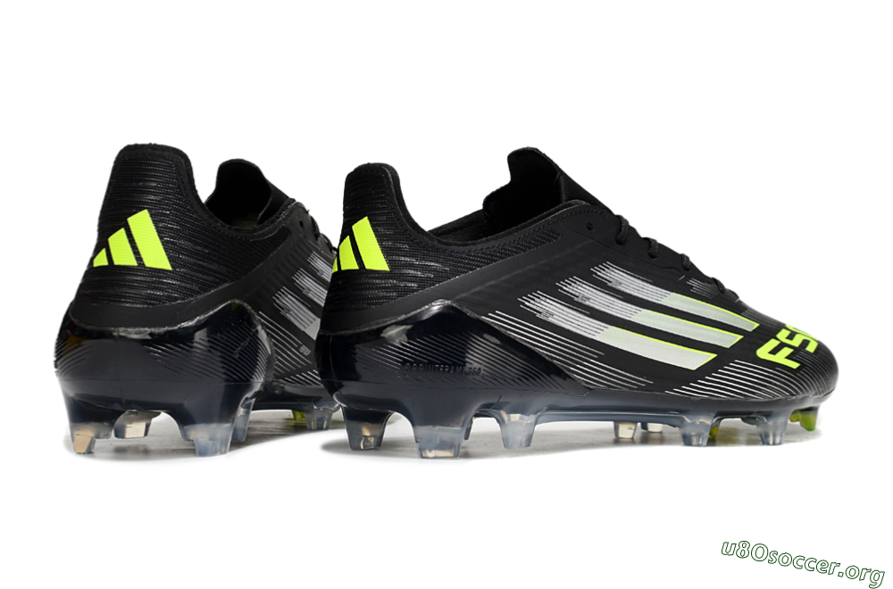 Adidas F50 Elite FG Football Boots - Black/Silver/Yellow 6