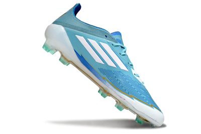 Messi x Adidas F50 Elite FG Football Boots - Jade/White/Blue