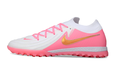 Nike Phantom GX 2 Elite TF Football Shoes - White/Pink/Gold