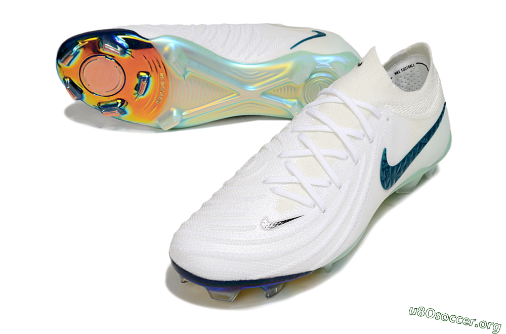 Nike Phantom GX 2 Elite FG Football Boots - White/Black/Jade 0