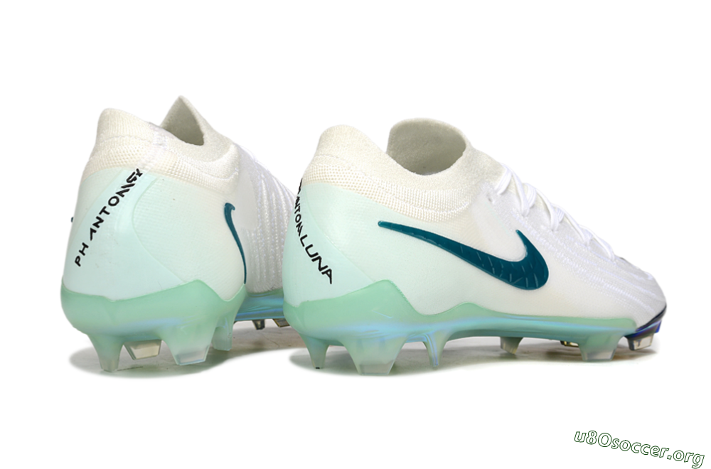 Nike Phantom GX 2 Elite FG Football Boots - White/Black/Jade 6