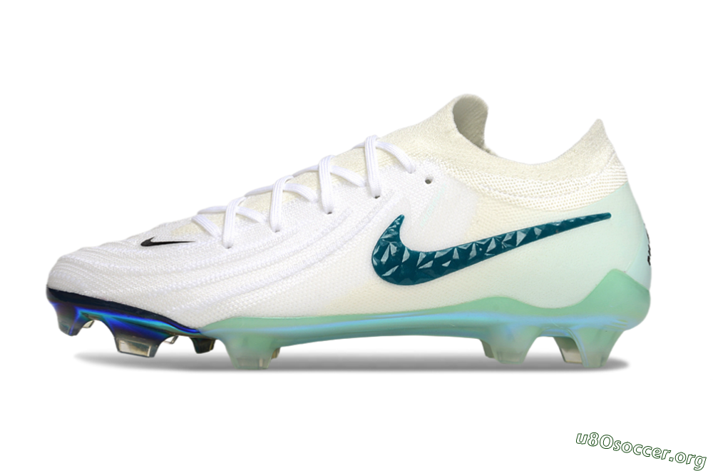 Nike Phantom GX 2 Elite FG Football Boots - White/Black/Jade 3