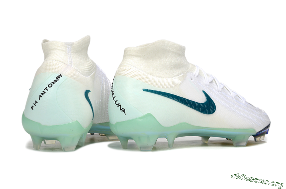 Nike Phantom Luna Elite NU FG Football Boots - White/Black/Jade 6