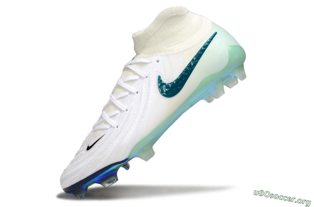 Nike Phantom Luna Elite NU FG Football Boots - White/Black/Jade 5