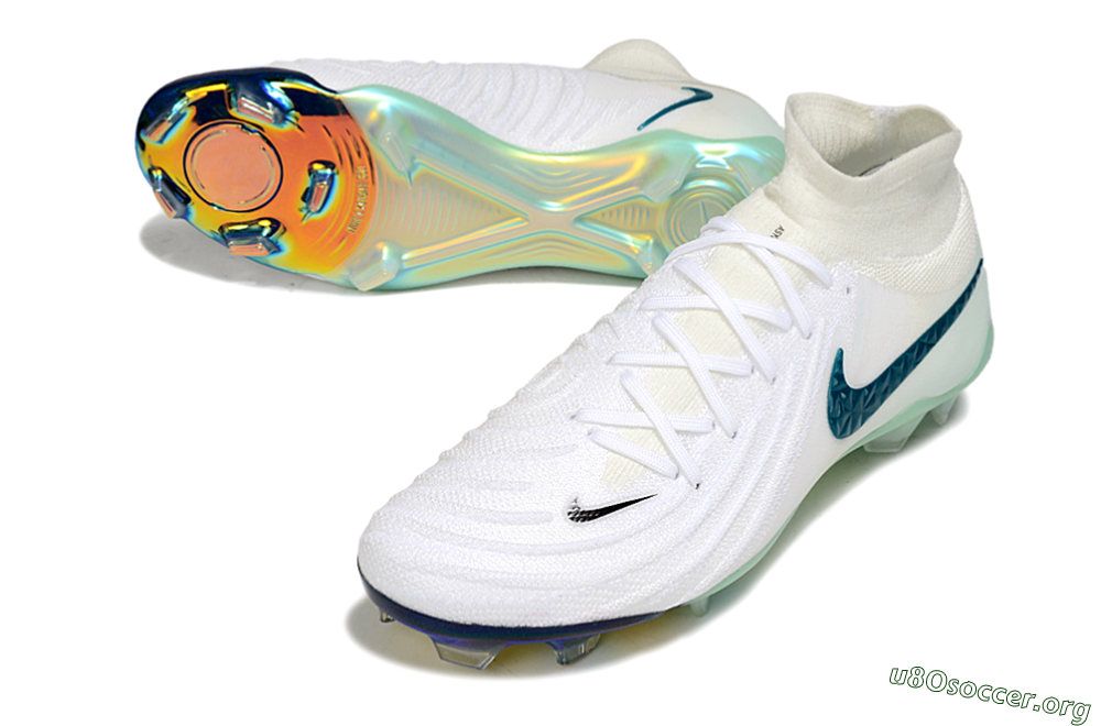 Nike Phantom Luna Elite NU FG Football Boots - White/Black/Jade 0