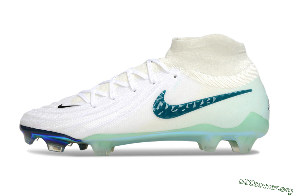 Nike Phantom Luna Elite NU FG Football Boots - White/Black/Jade 3