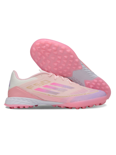 Adidas F50 Pro TF Football Shoes - Pink/Purple/Gold