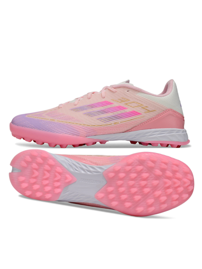 Adidas F50 Pro TF Football Shoes - Pink/Purple/Gold