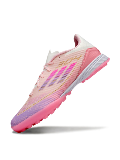 Adidas F50 Pro TF Football Shoes - Pink/Purple/Gold