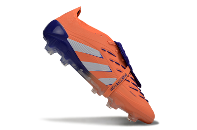Adidas Predator Elite Foldover Tongue FG Football Boots - Orange/White/Blue