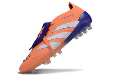 Adidas Predator Elite Foldover Tongue FG Football Boots - Orange/White/Blue