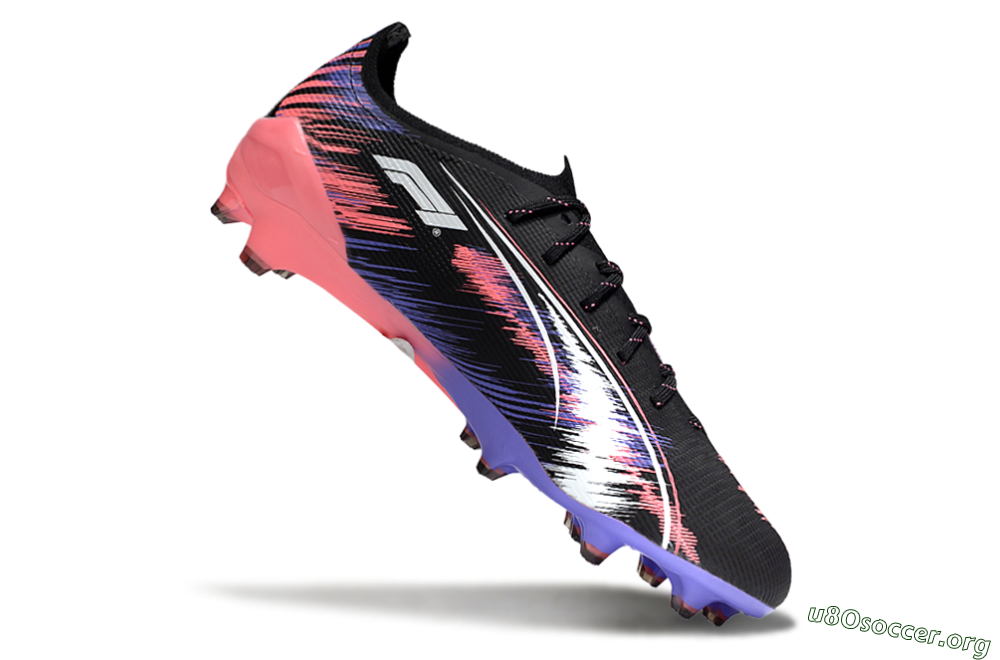 Puma Ultra 5 Ultimate FG Football Boots - Black/Pink/Purple 4
