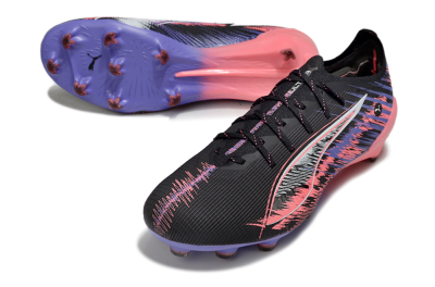 Puma Ultra 5 Ultimate FG Football Boots - Black/Pink/Purple
