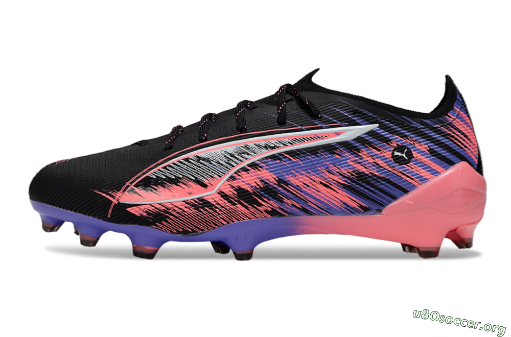 Puma Ultra 5 Ultimate FG Football Boots - Black/Pink/Purple 3