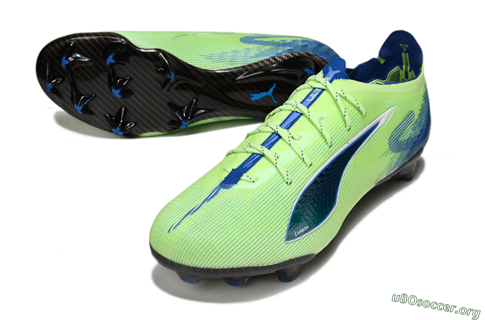 Puma Ultra 5 Ultimate FG Football Boots - Yellow/Blue/White 0