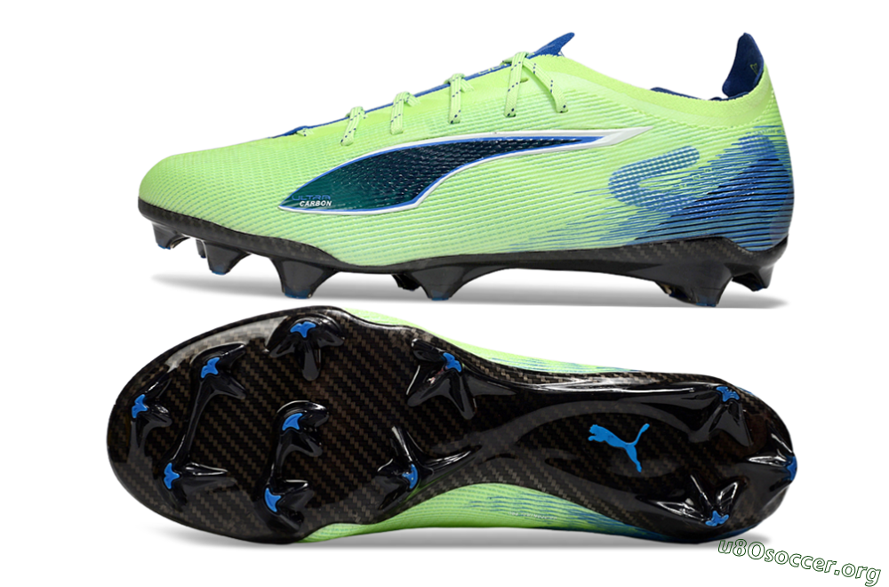 Puma Ultra 5 Ultimate FG Football Boots - Yellow/Blue/White 1