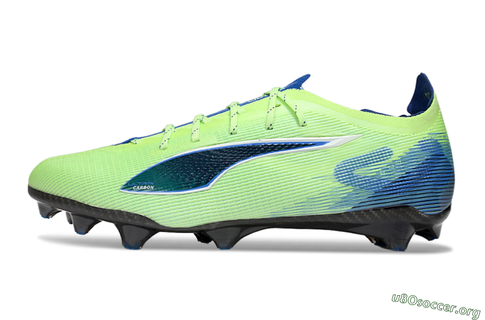 Puma Ultra 5 Ultimate FG Football Boots - Yellow/Blue/White 3