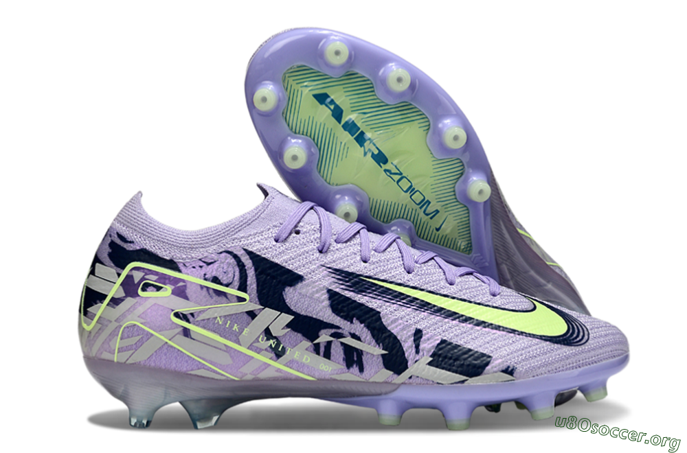 Nike Air Zoom Mercurial Vapor 16 Elite AG Football Boots - Purple/Black/Yellow 2