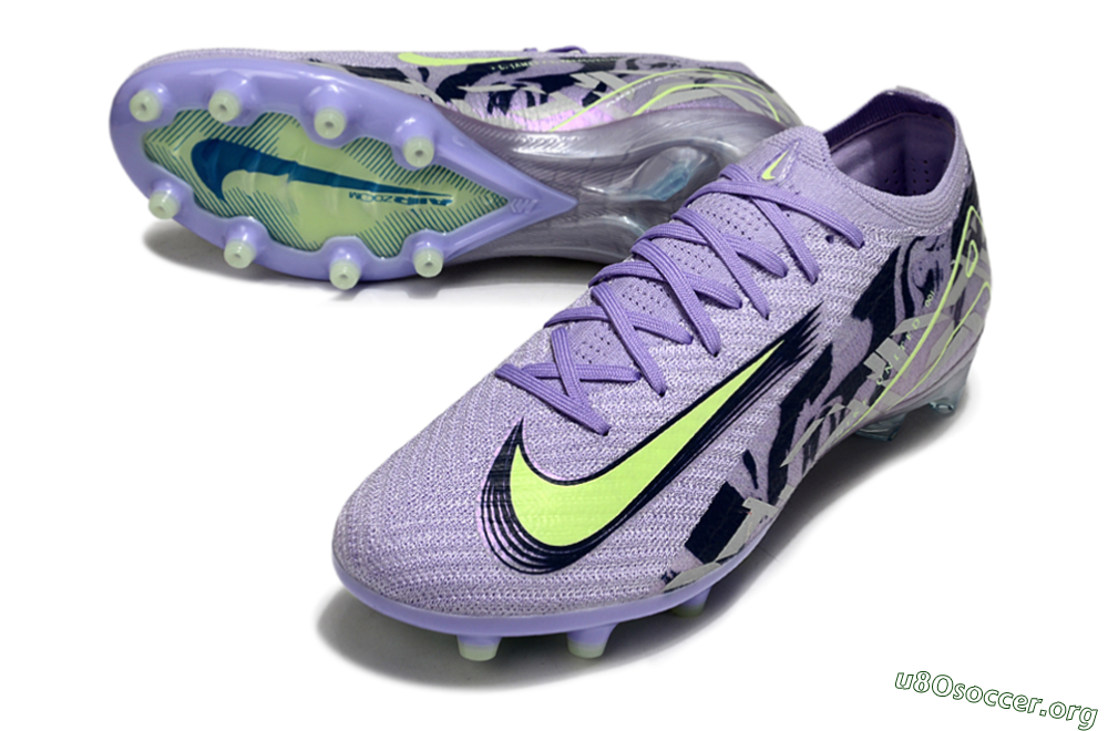 Nike Air Zoom Mercurial Vapor 16 Elite AG Football Boots - Purple/Black/Yellow 0