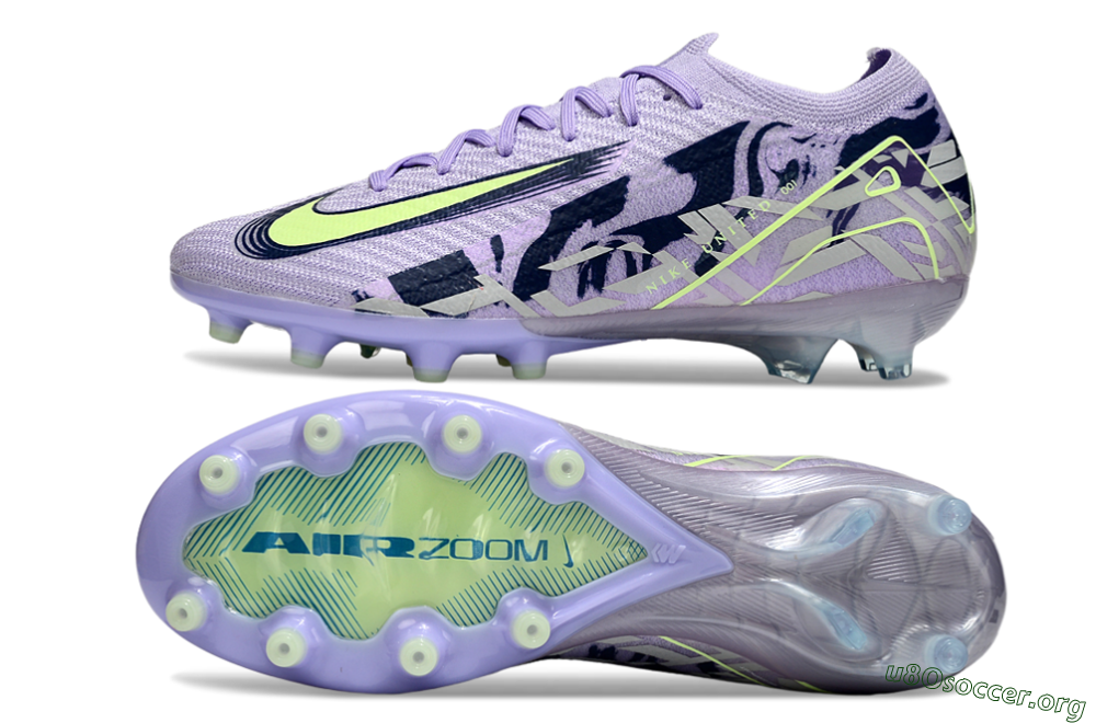 Nike Air Zoom Mercurial Vapor 16 Elite AG Football Boots - Purple/Black/Yellow 1