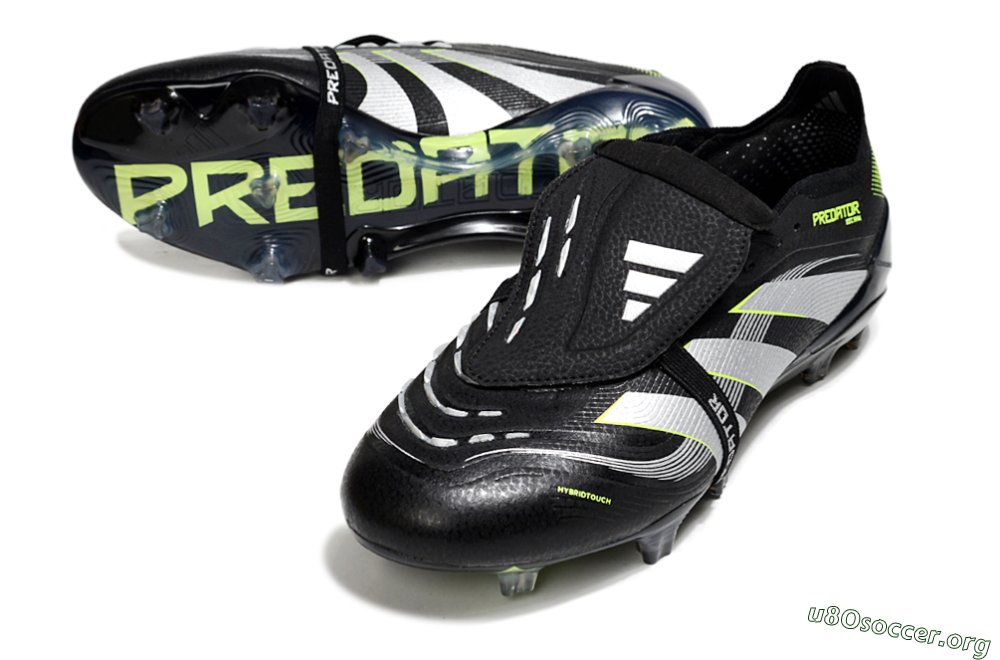 Adidas Predator 25 Elite Foldover Tongue FG Football Boots - Black/White/Yellow 0