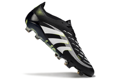Adidas Predator 25 Elite FG Football Boots - Black/White/Yellow