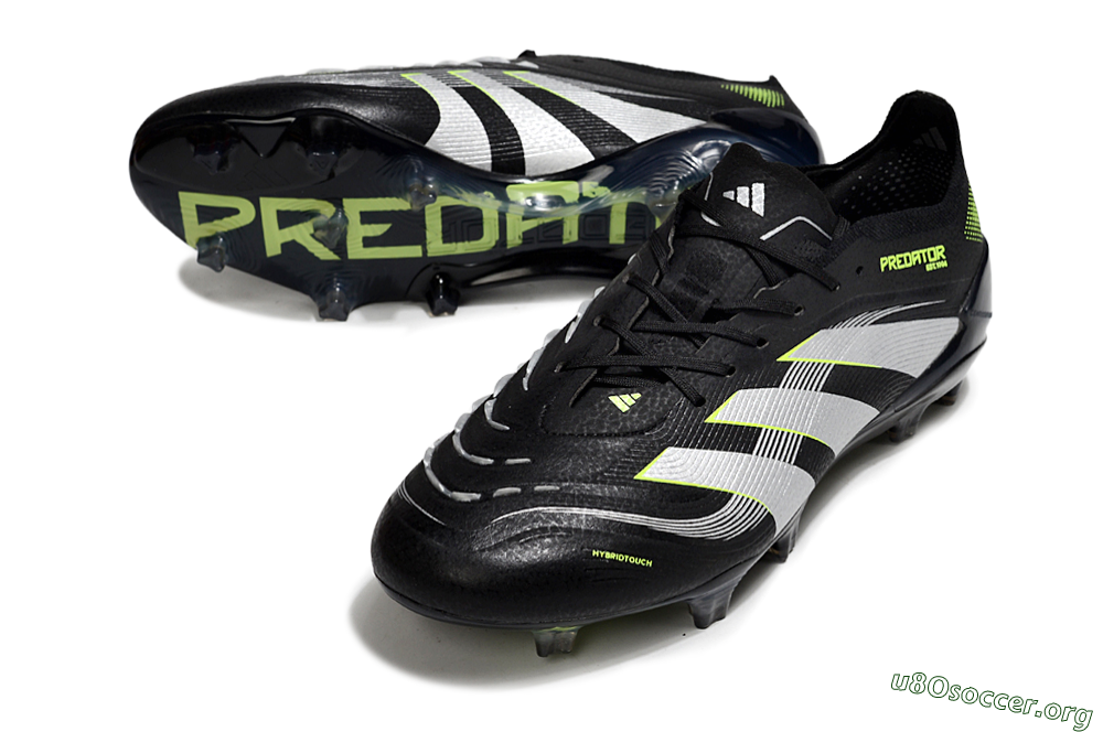 Adidas Predator 25 Elite FG Football Boots - Black/White/Yellow 0